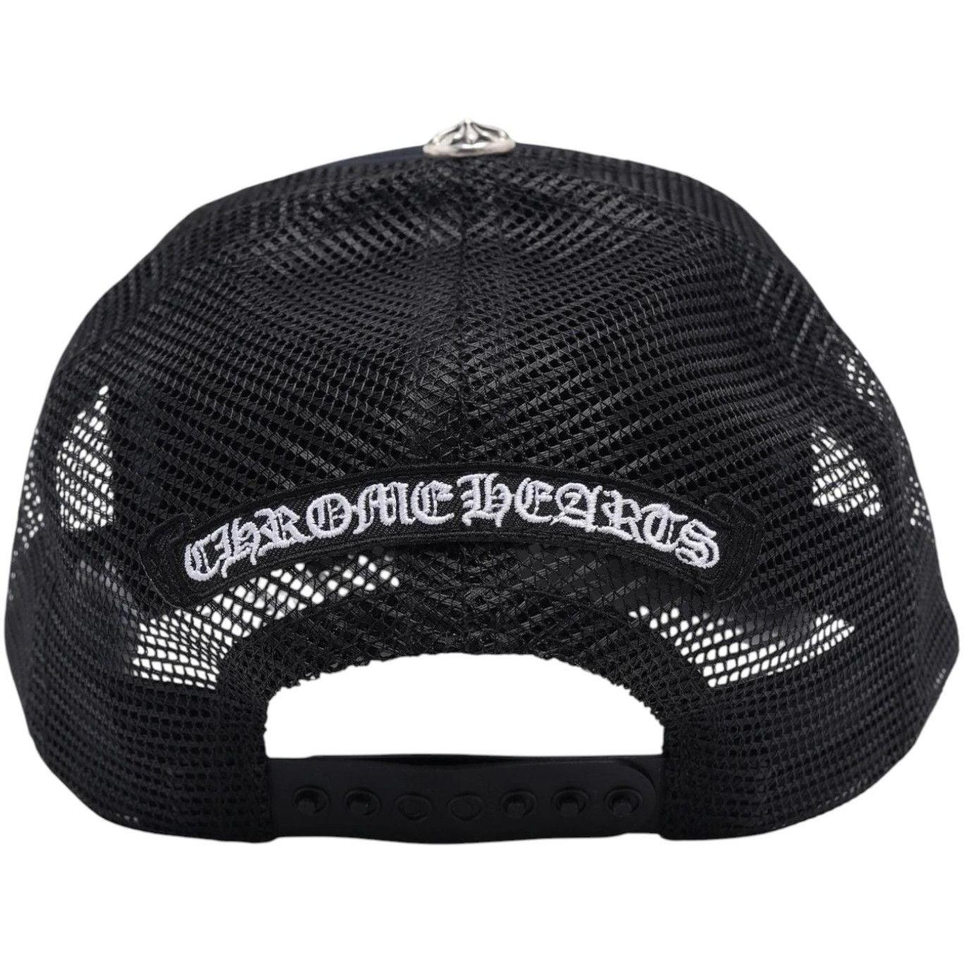 Chrome Hearts Triple Cross Trucker Hat Black