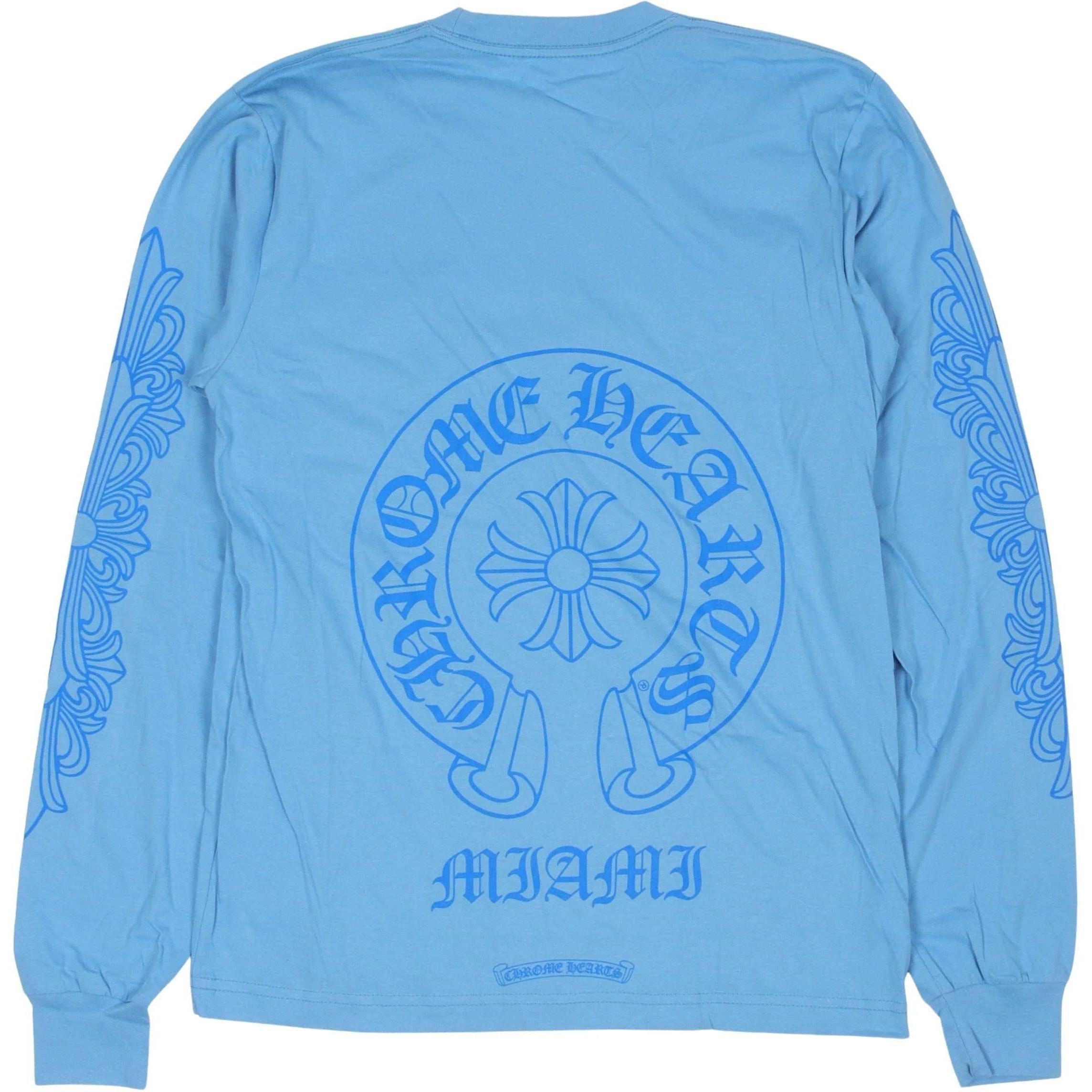 Chrome Hearts Ultra Miami Exclusive L/S T-Shirt Blue