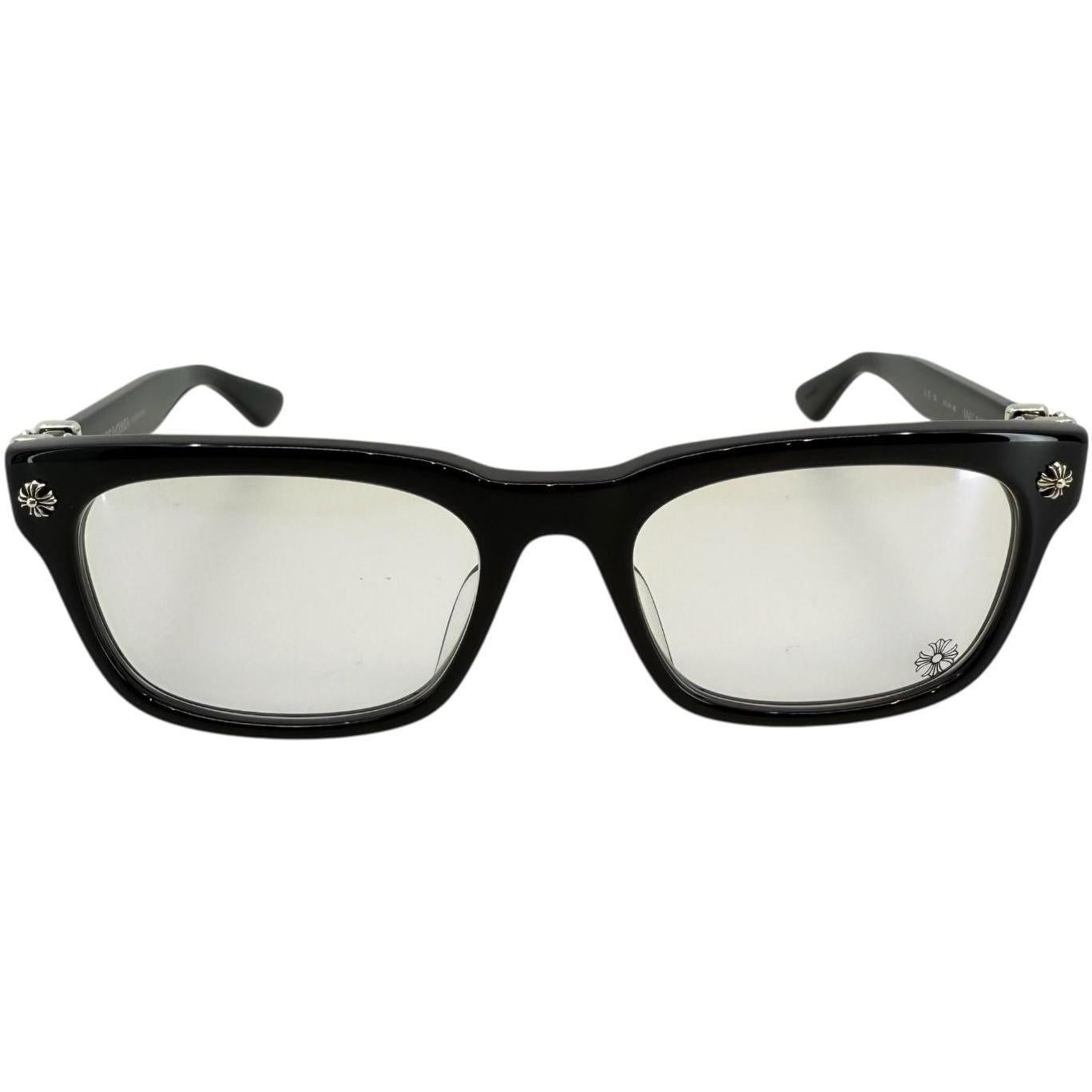 Chrome Hearts Vagilante Black/Sterling Silver Glasses