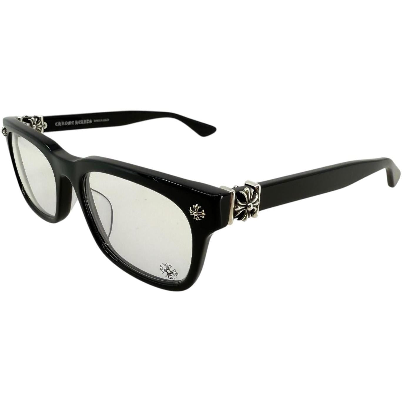 Chrome Hearts Vagilante Black/Sterling Silver Glasses