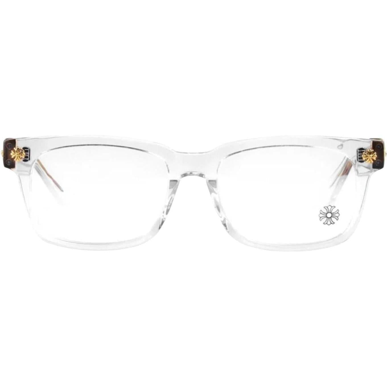Chrome Hearts Vagilante Crystal/18k Gold Glasses