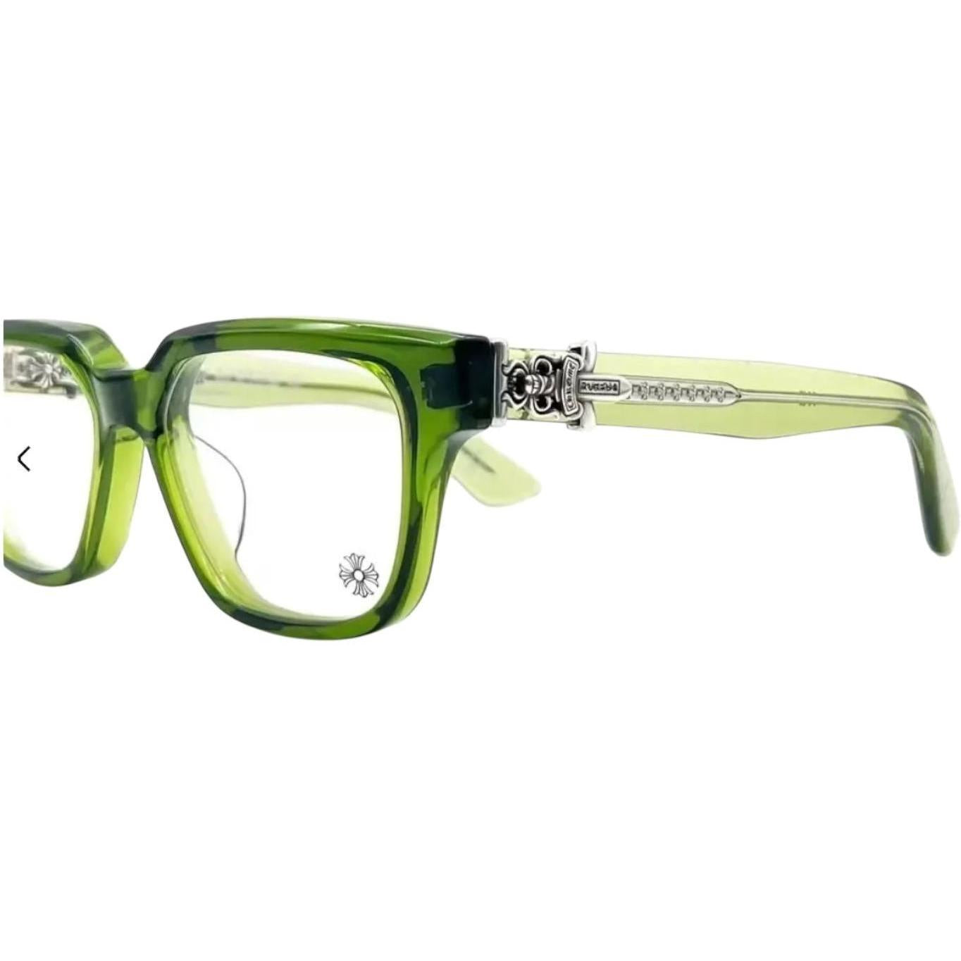 Chrome Hearts Vagillionaire II Green/Silver Glasses