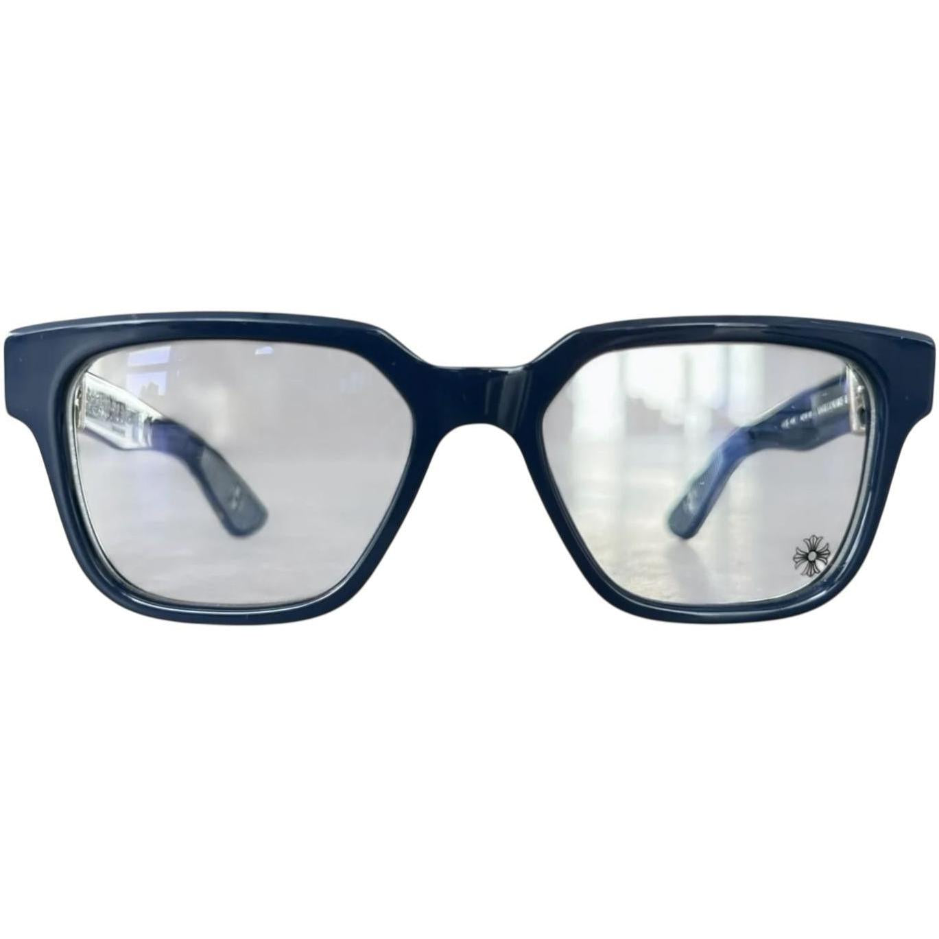 Chrome Hearts Vagillionaire II Navy/Silver Glasses