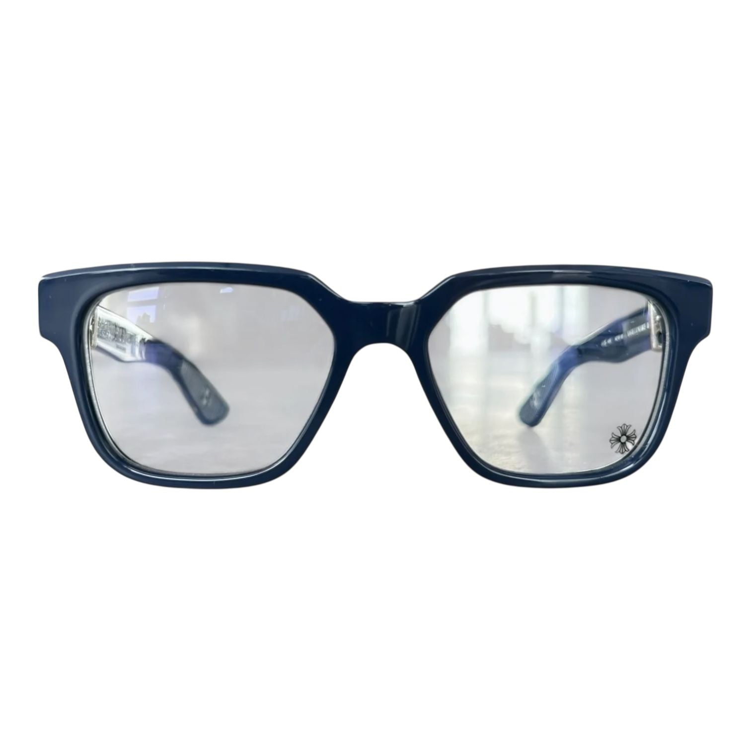 Chrome Hearts Vagillionaire II Peacock Blue/Silver Glasses