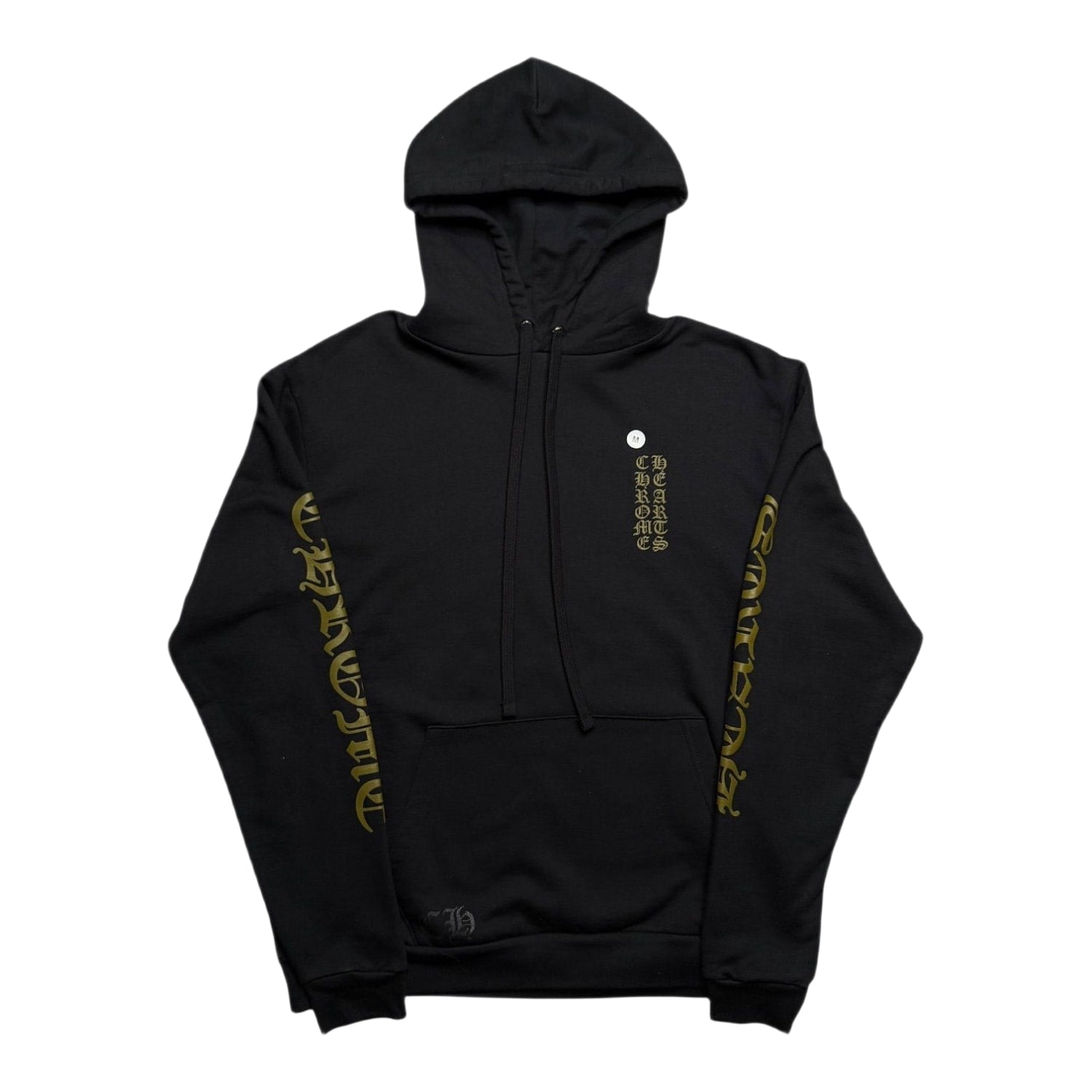 Chrome Hearts Vertical Logo Hoodie Black/Army Green