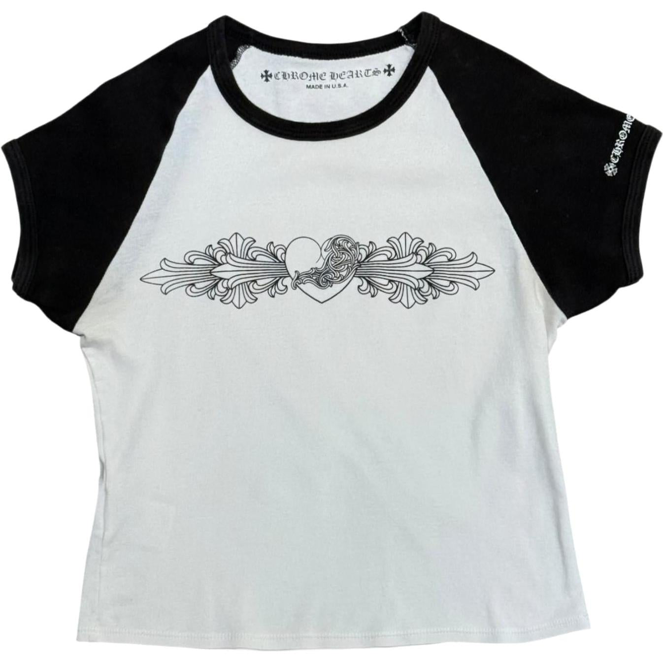 Chrome Hearts Vine Cropped Babyshirt Tee