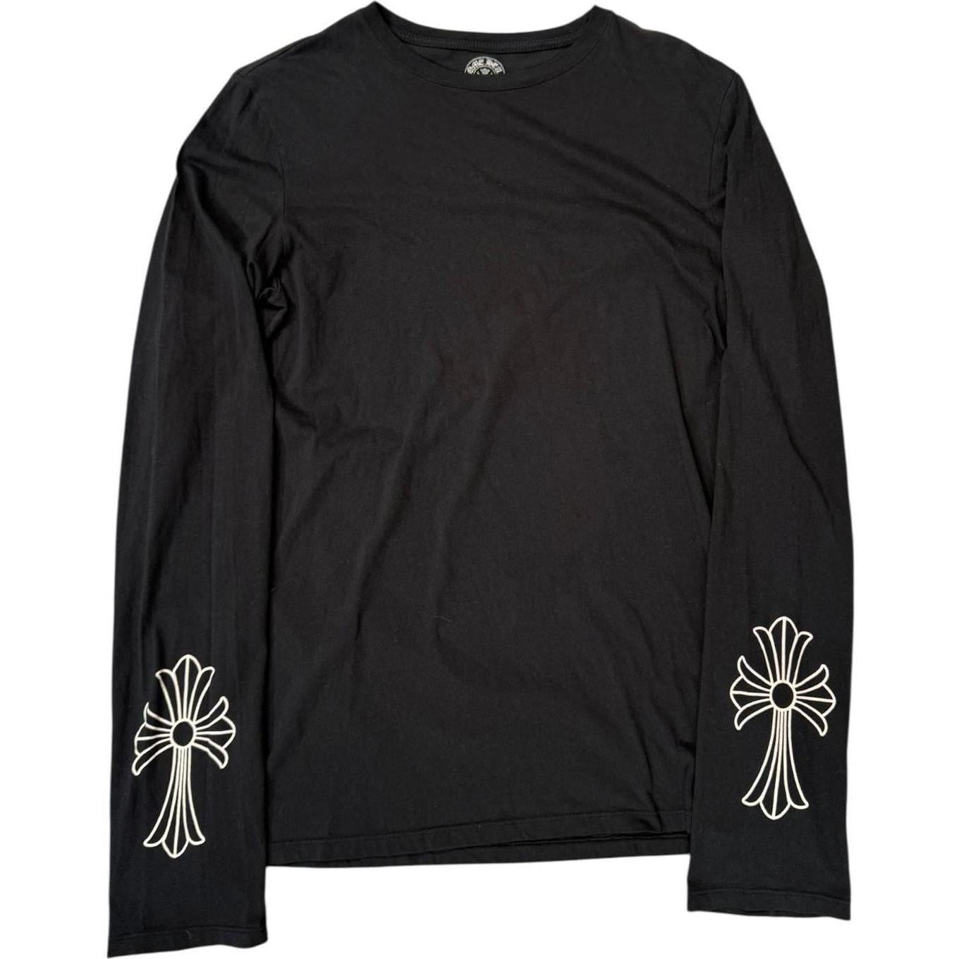 Chrome Hearts Vintage Cross Cuff L/S T-shirt Black
