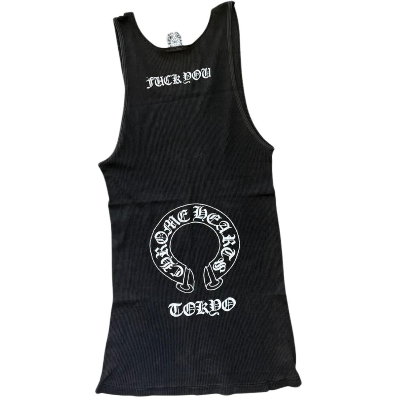 Chrome Hearts Vintage Tokyo Fuck You Tank Top You Black