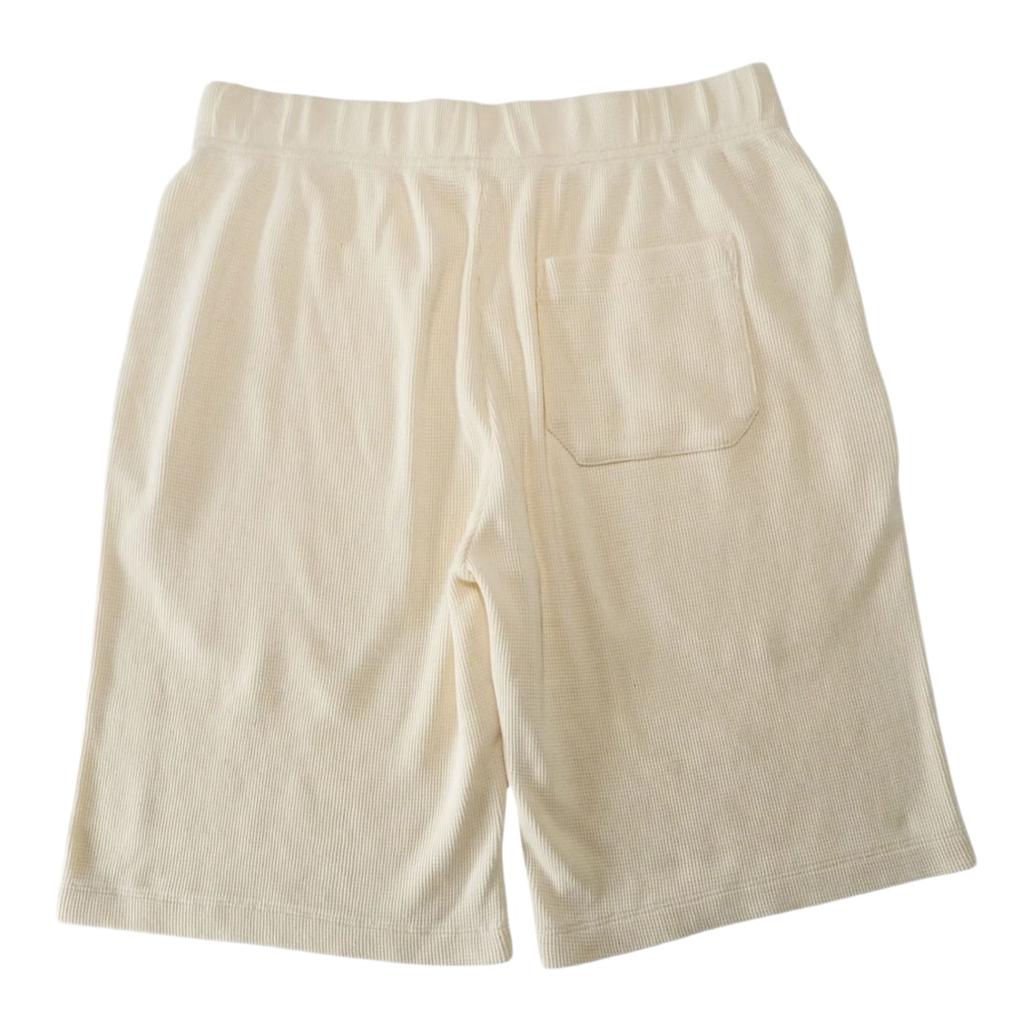 Chrome Hearts Waffle Knit Embroidered Shorts Cream