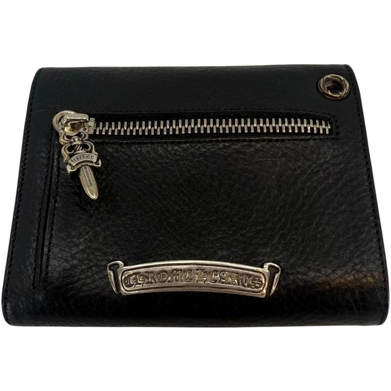 Chrome Hearts Wave Mini Leather Wallet