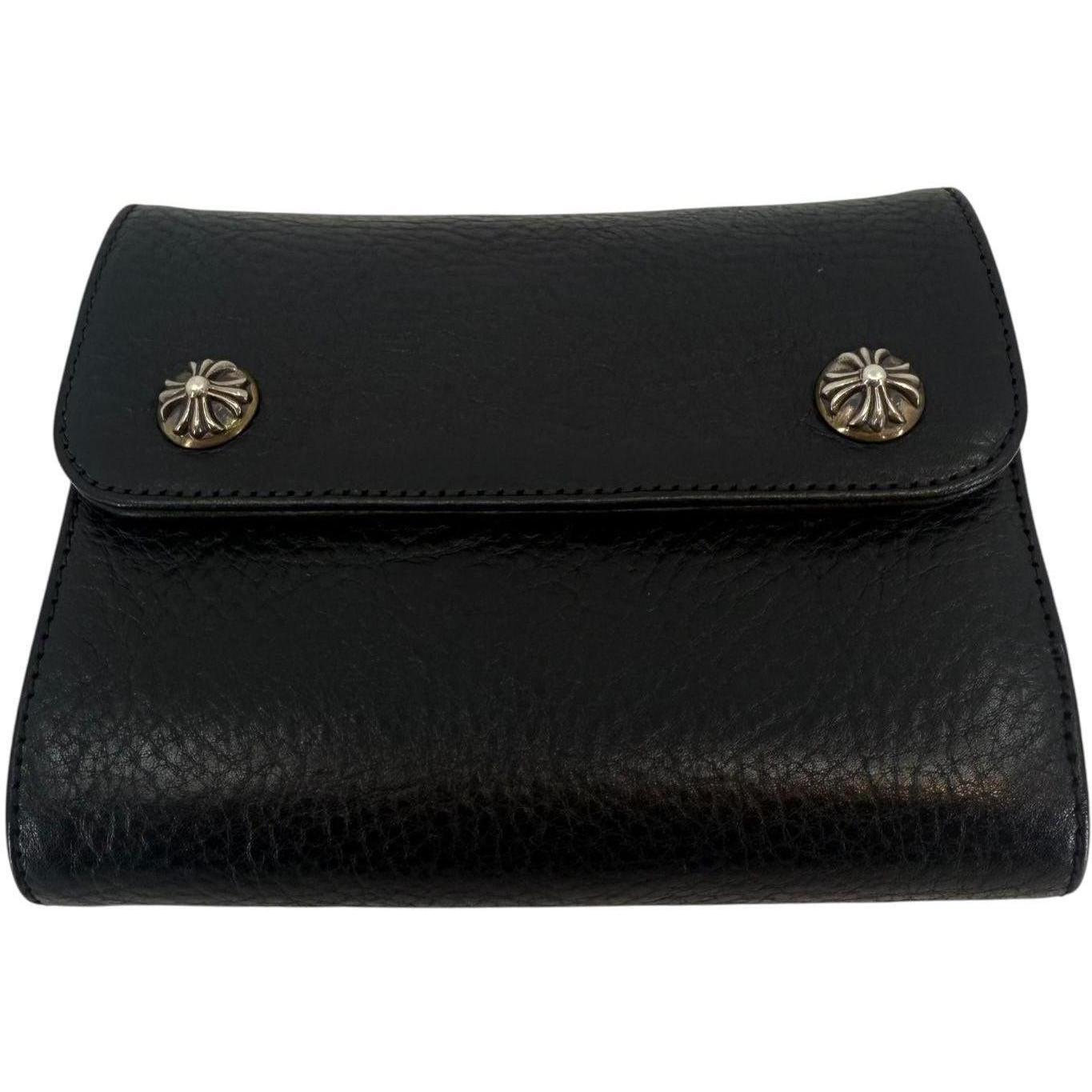Chrome Hearts Wave Mini Leather Wallet