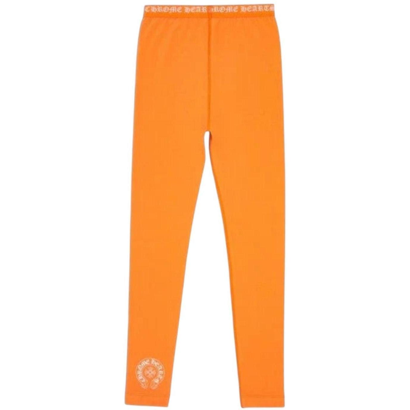 Chrome Hearts Women's Horseshoe Leggings Orange