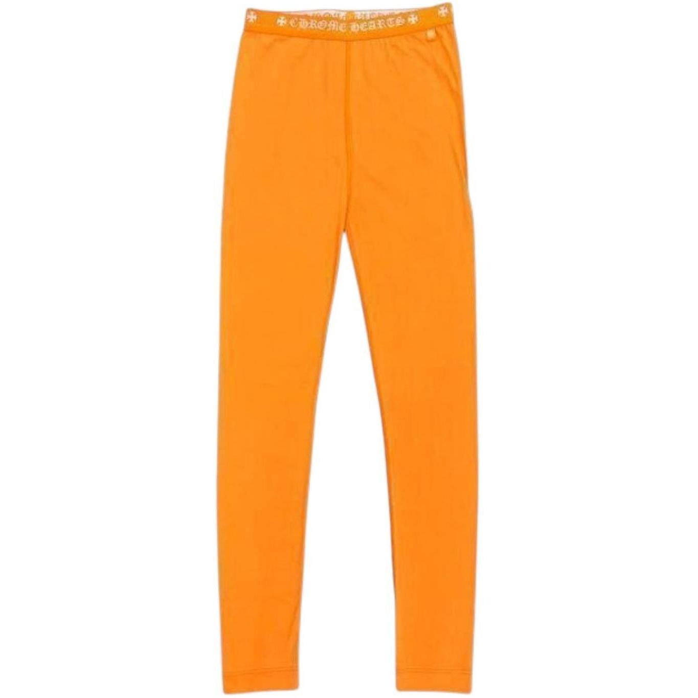 Chrome Hearts Women's Horseshoe Leggings Orange