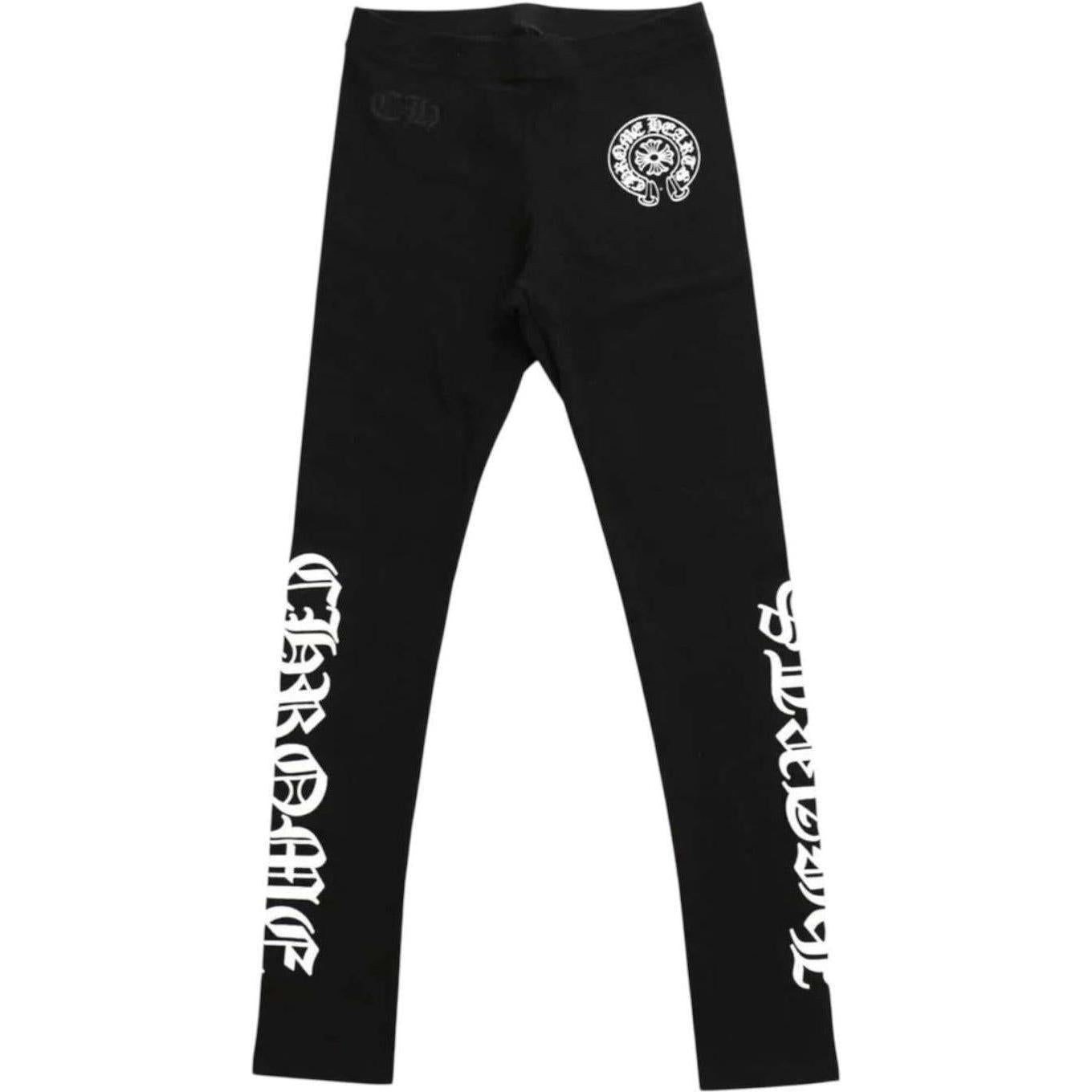 Chrome Hearts Women's Horseshoe Yoga Pant Leggings Black