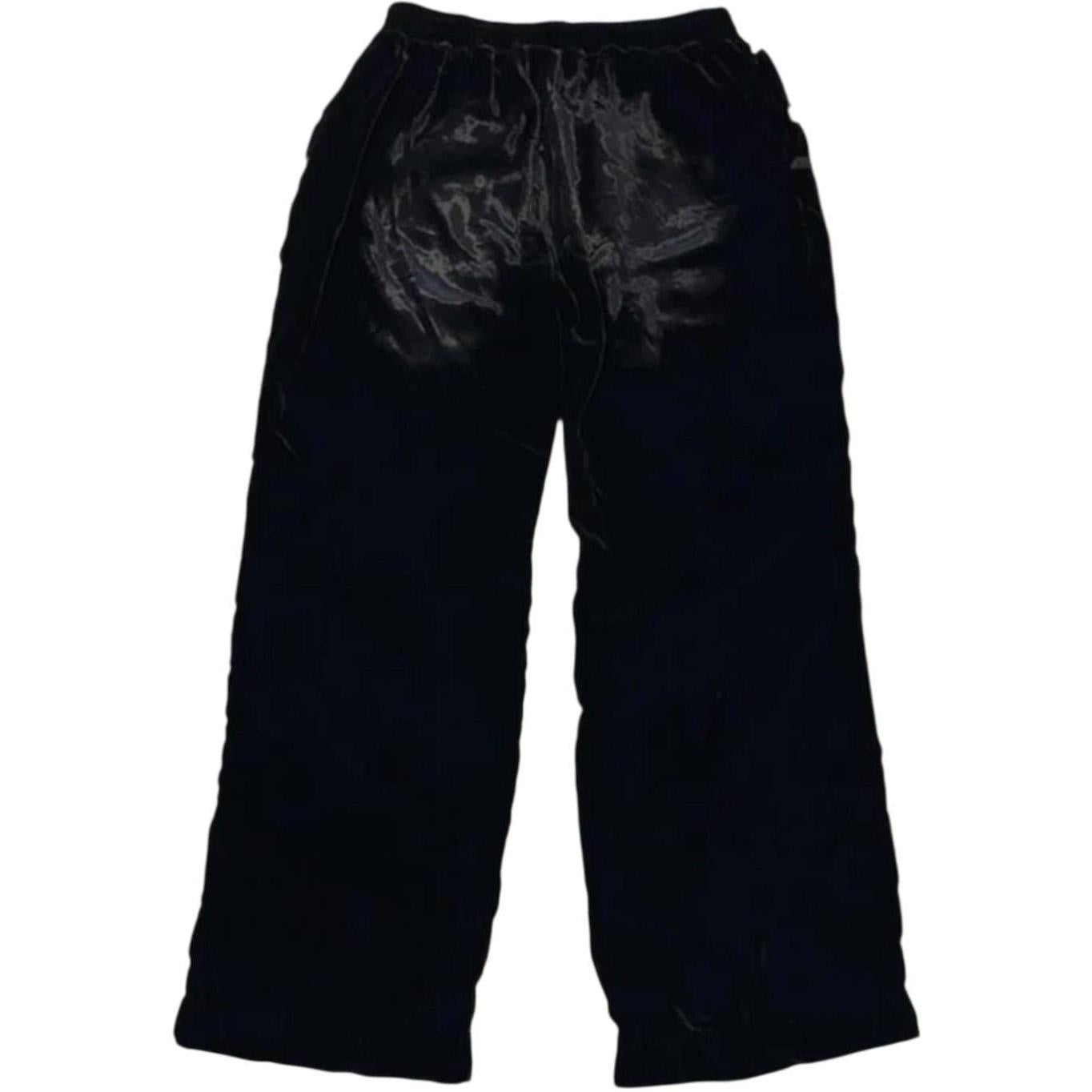 Chrome Hearts Y Not Velour Track Pants Black