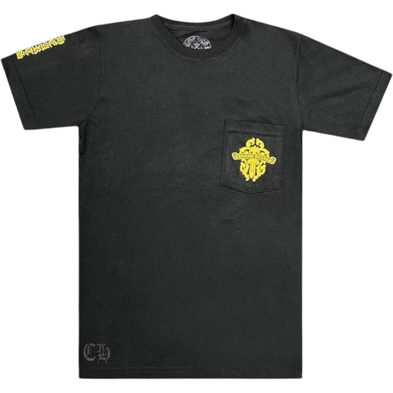 Chrome Hearts Yellow Dagger T-Shirt Black