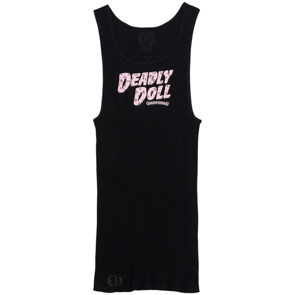 Chrome Hearts x Deadly Doll Tank Top Black/Pink - Like New