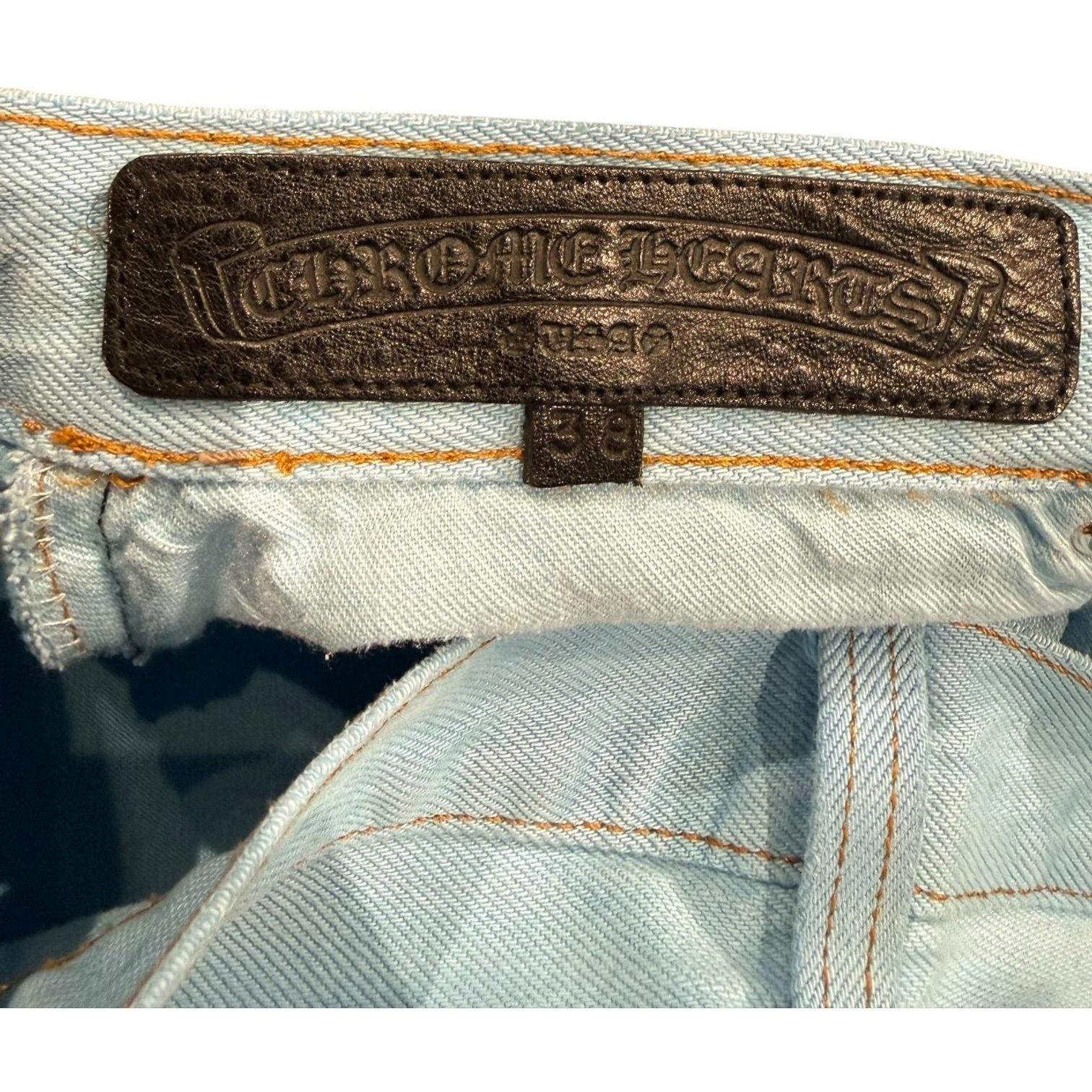 Chrome Hearts x Drake Certified Lover Boy Vintage Levi's Jeans Washed Blue (Miami Exclusive) - Gently Used