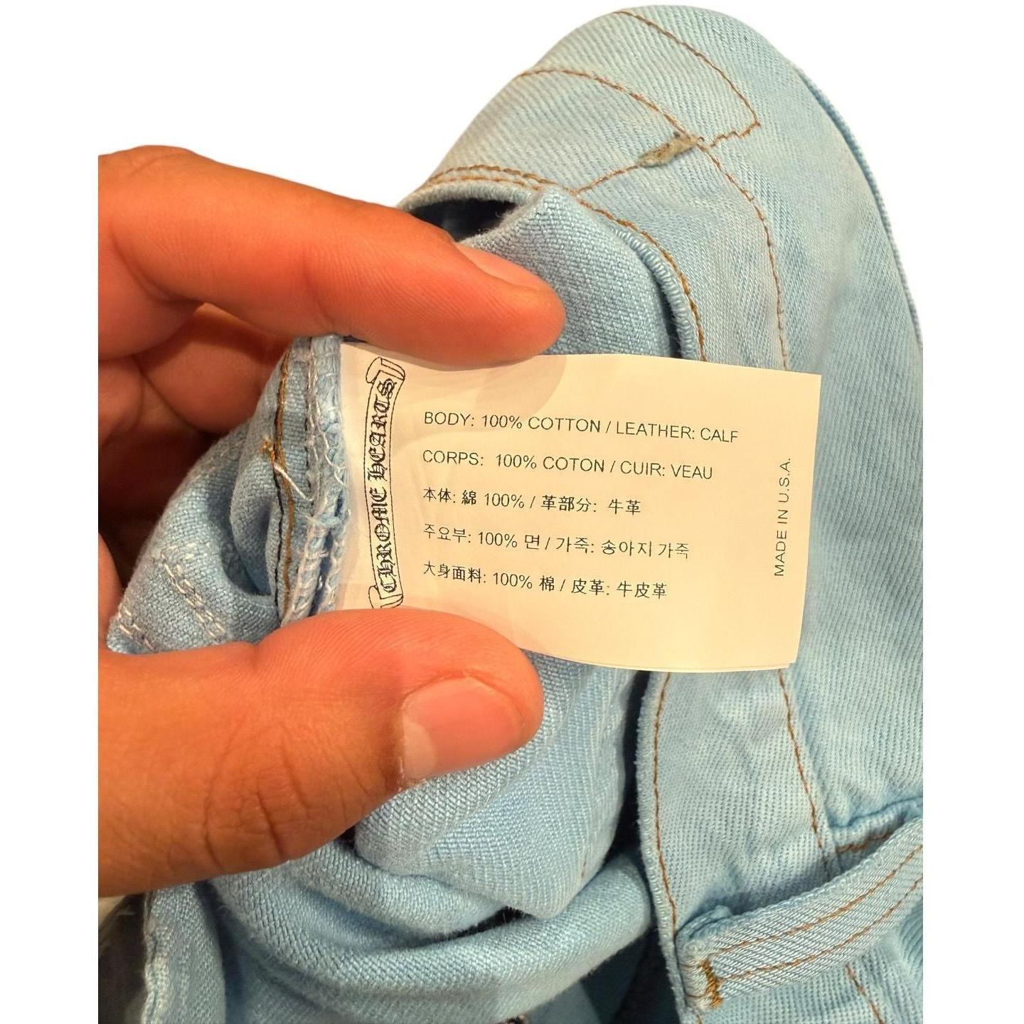 Chrome Hearts x Drake Certified Lover Boy Vintage Levi's Jeans Washed Blue (Miami Exclusive) - Gently Used