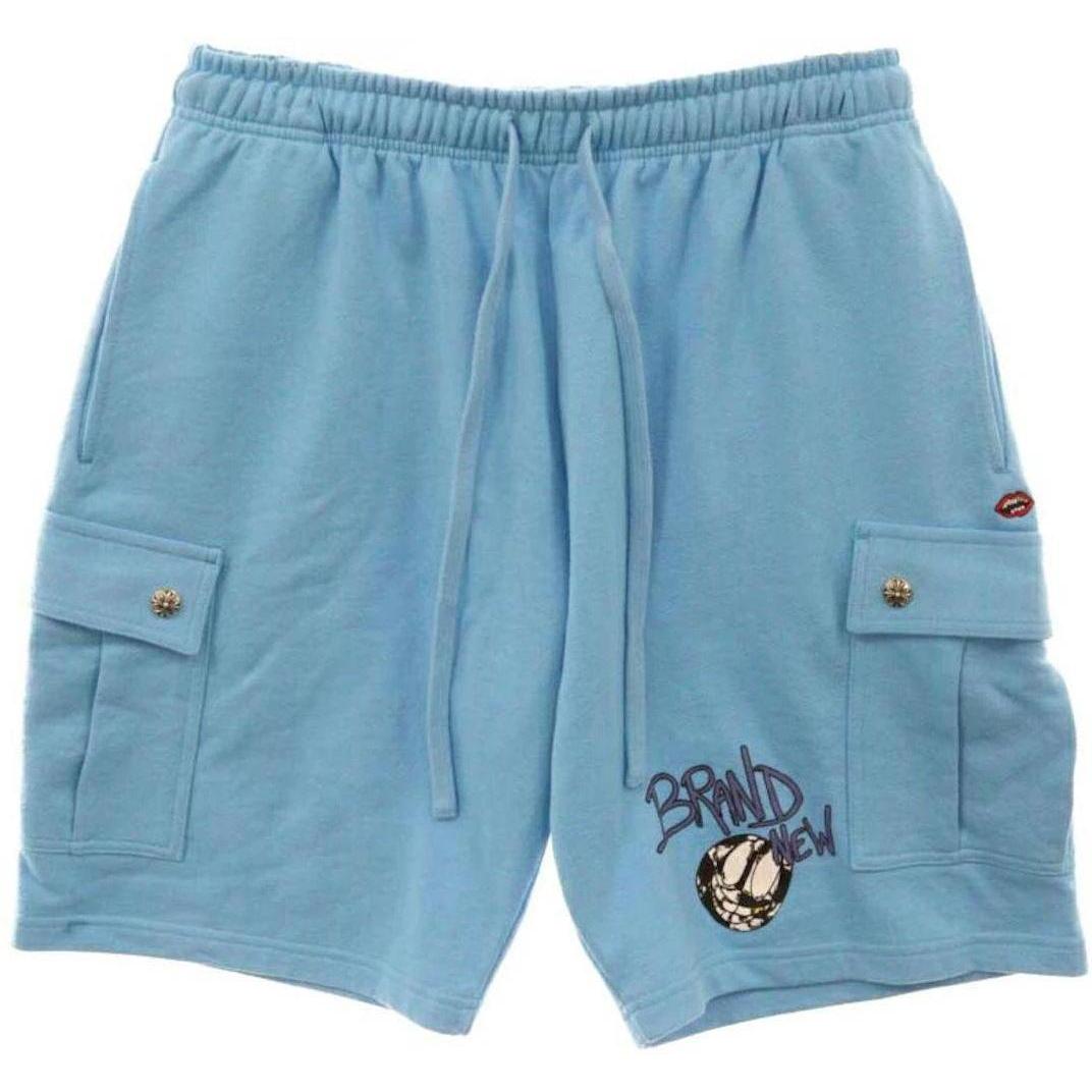 Chrome Hearts x Matty Boy Brain New Shorts Blue