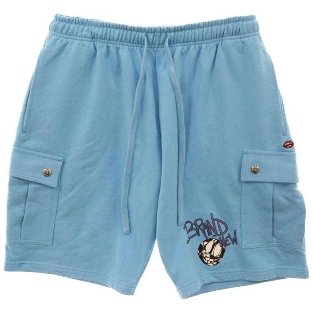 Chrome Hearts x Matty Boy Brain New Shorts Blue