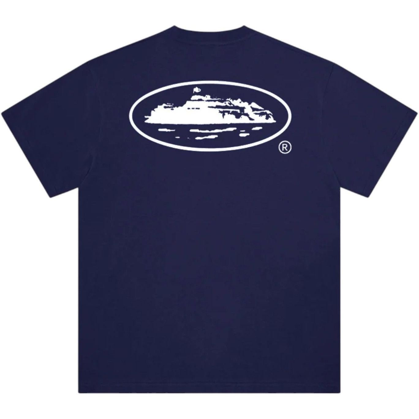 Corteiz OG Island Logo T-Shirt Navy