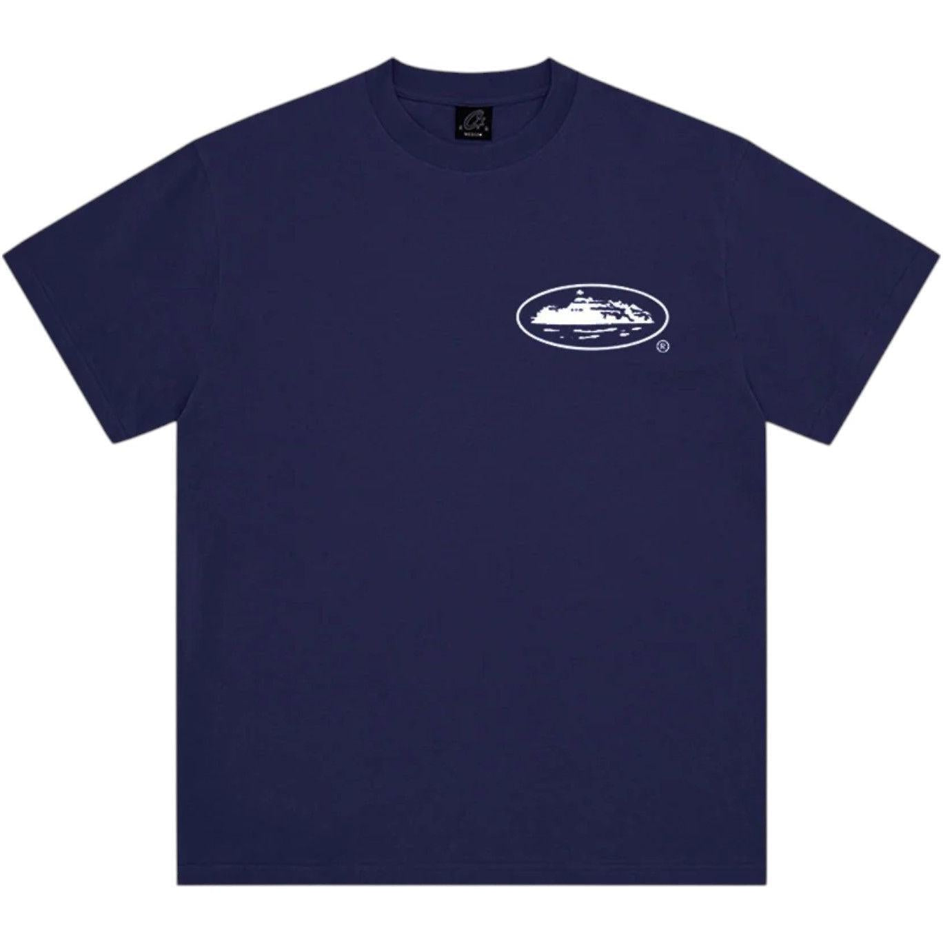 Corteiz OG Island Logo T-Shirt Navy