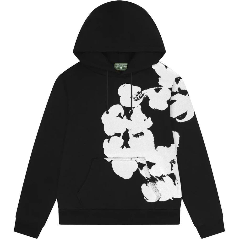 Denim Tears Big Cotton Wreath Sweatshirt Black