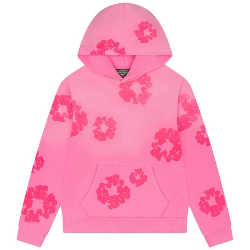 Denim Tears Mono Cotton Wreath Hoodie Pink