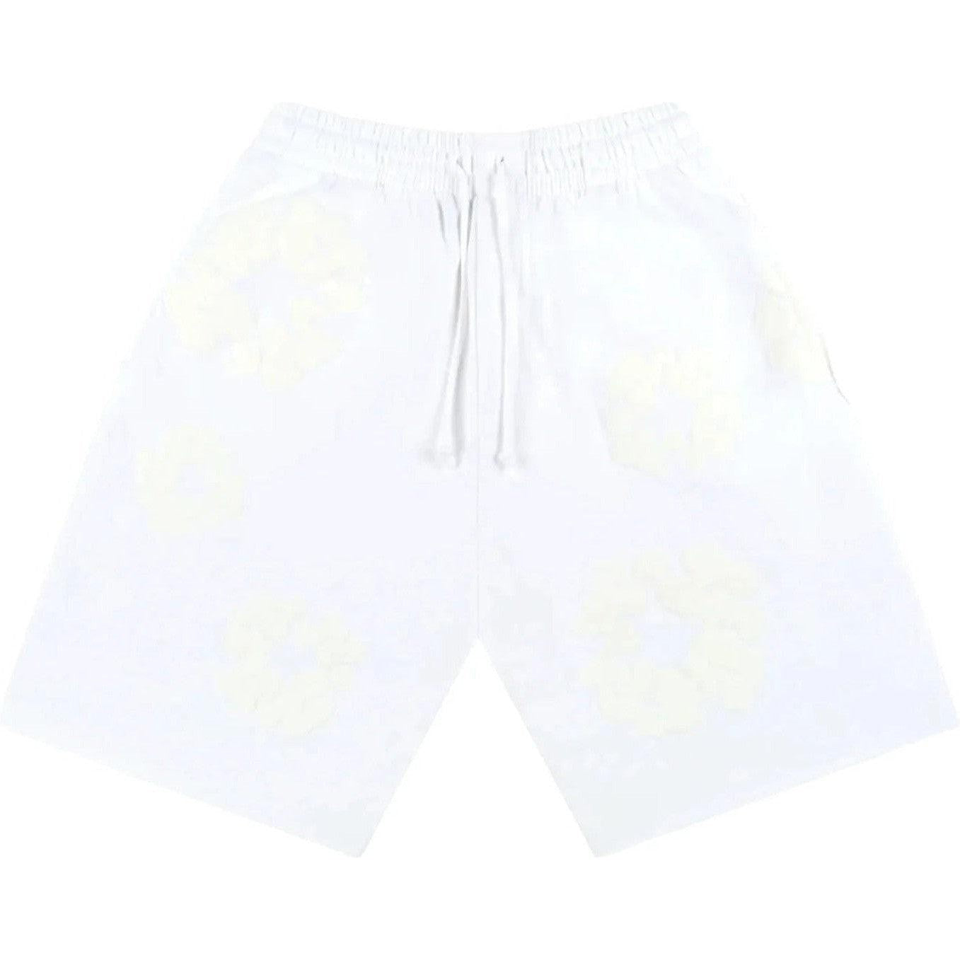 Denim Tears Mono Cotton Wreath Shorts White