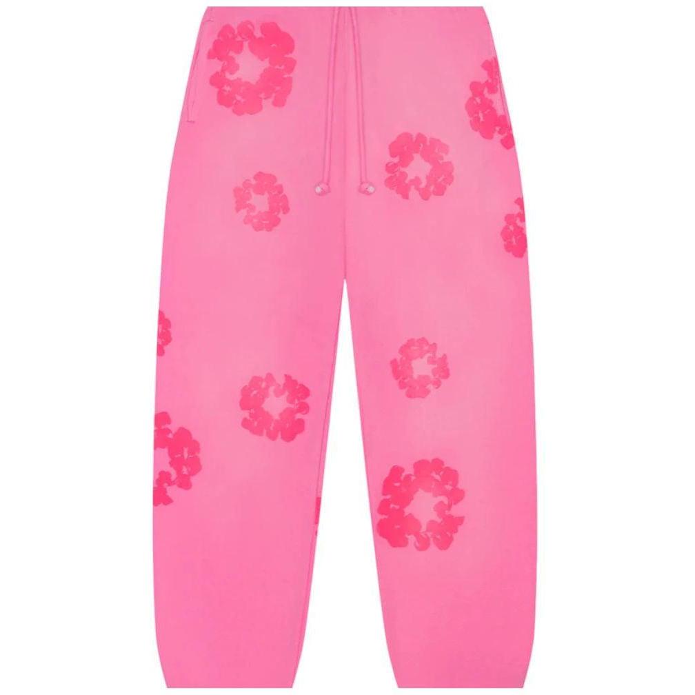 Denim Tears Mono Cotton Wreath Sweatpants Pink