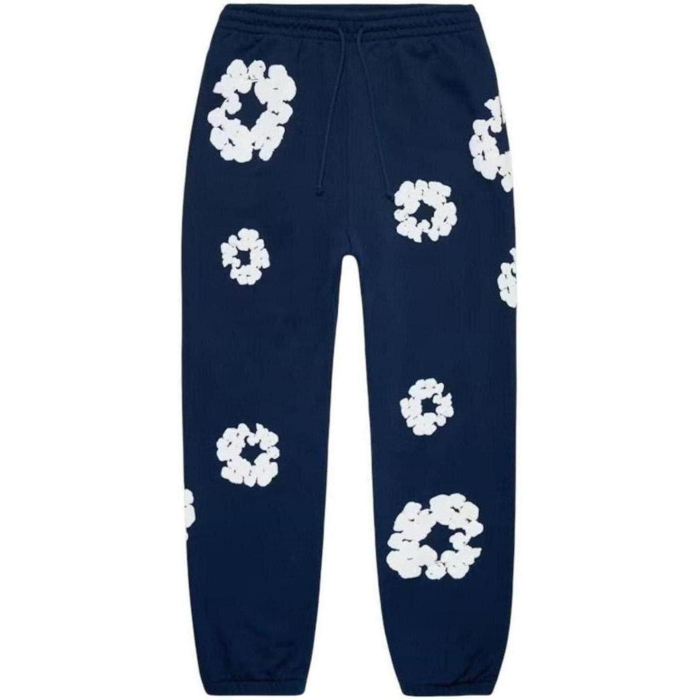 Denim Tears The Cotton Wreath Sweatpants Navy