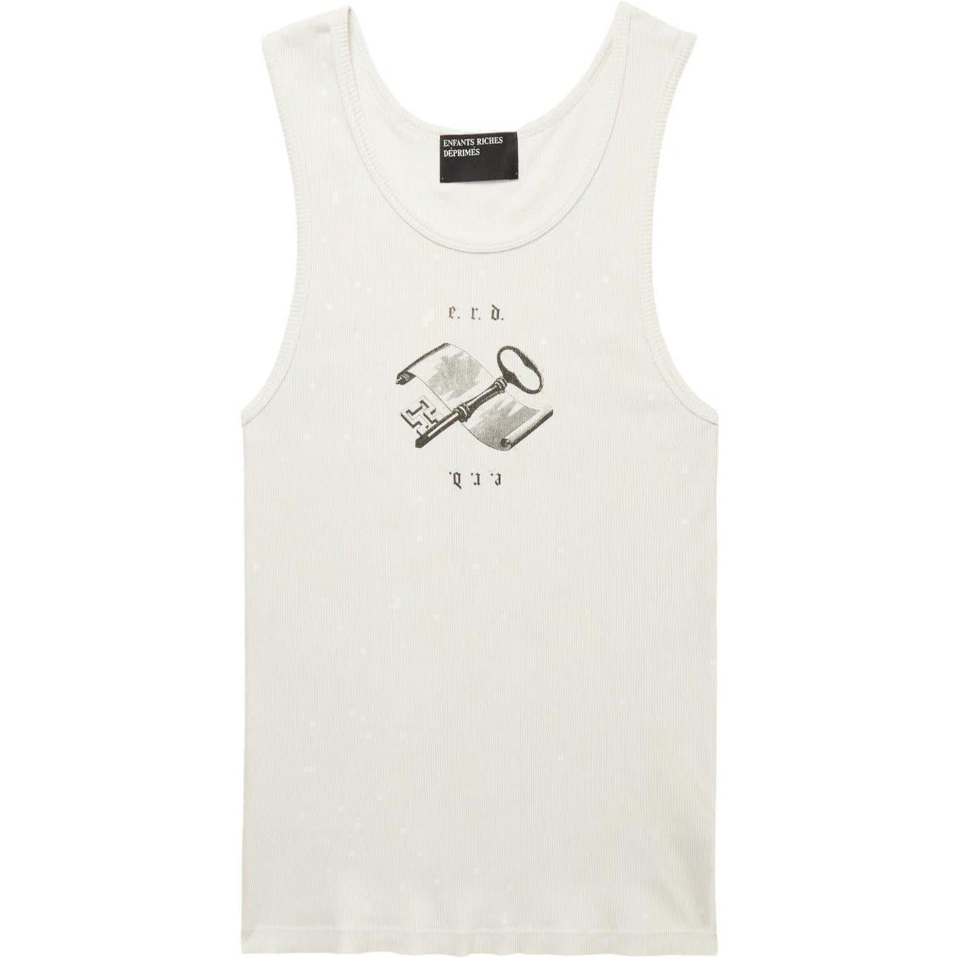 Enfants Riches Déprimés Academic Logo Tank Top White
