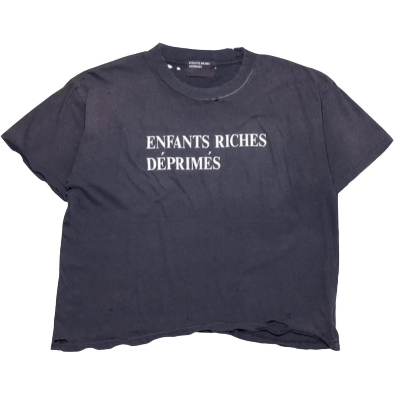 Enfants Riches Déprimés Classic Logo T-Shirt Washed Black