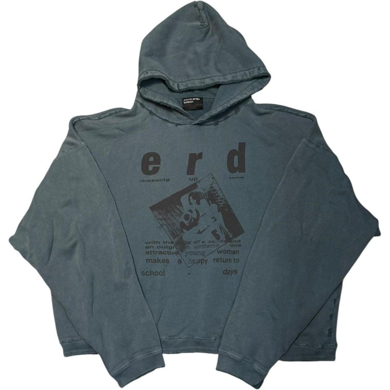 Enfants Riches Déprimés Erd School Days Hoodie Blue - Like New