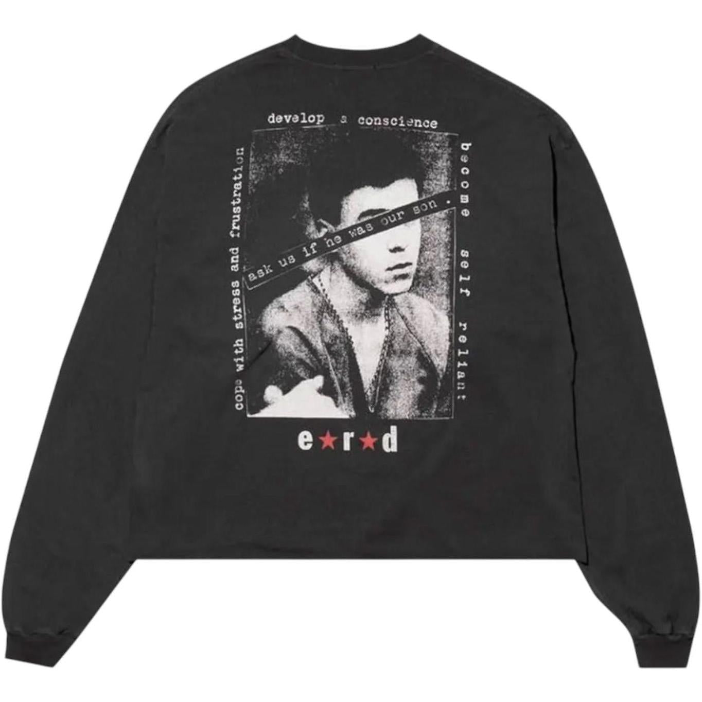 Enfants Riches Déprimés Teen Just Wanted Love Long-Sleeve T-Shirt Faded Black/Multicolor