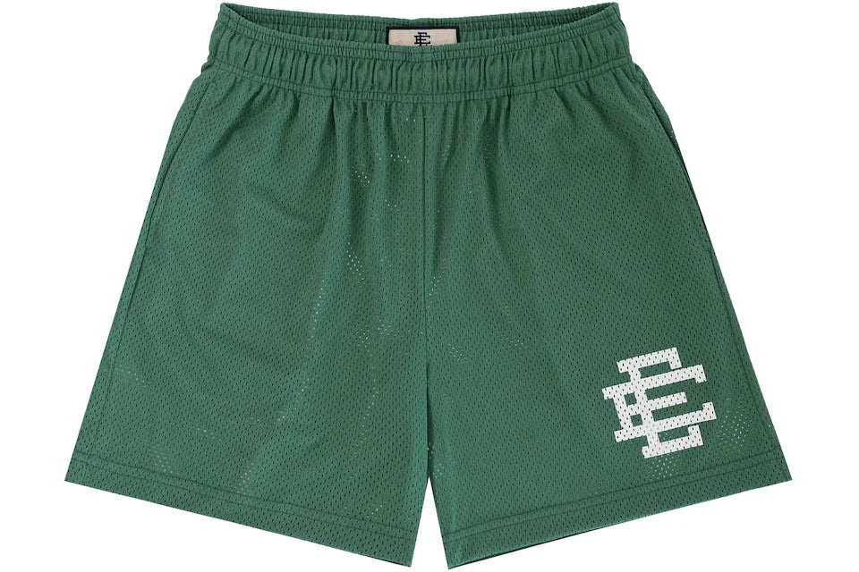 Eric Emanuel EE Shorts Forest Green White