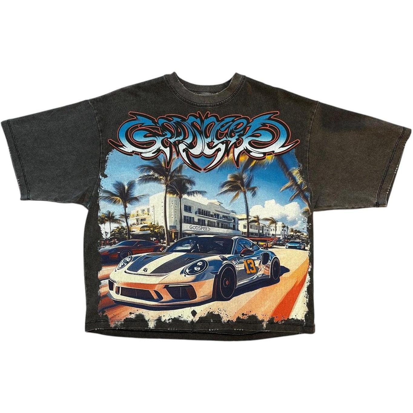 Godspeed Miami Exclusive GT T-Shirt Grey