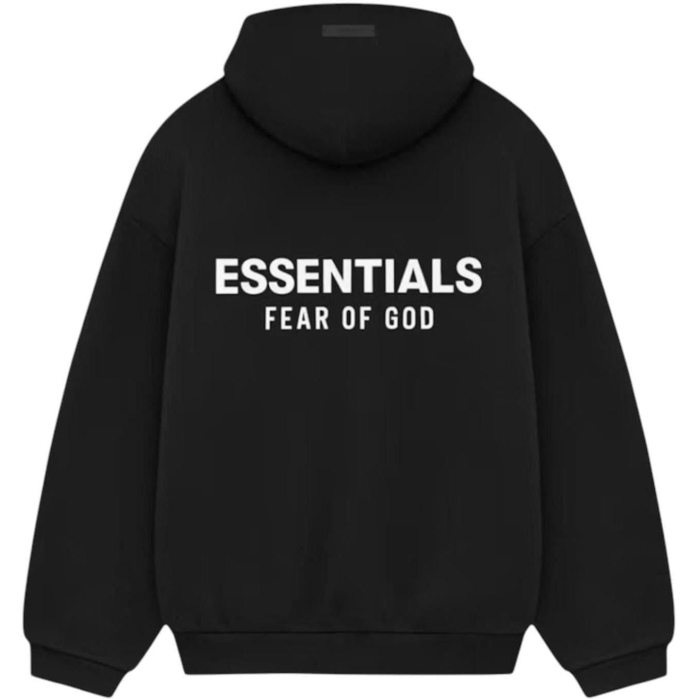 Fear of God Essentials Fleece Hoodie (FW24) Black