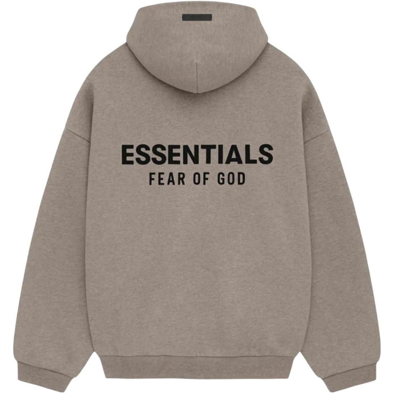 Fear of God Essentials Fleece Hoodie (FW24) Heather Gray