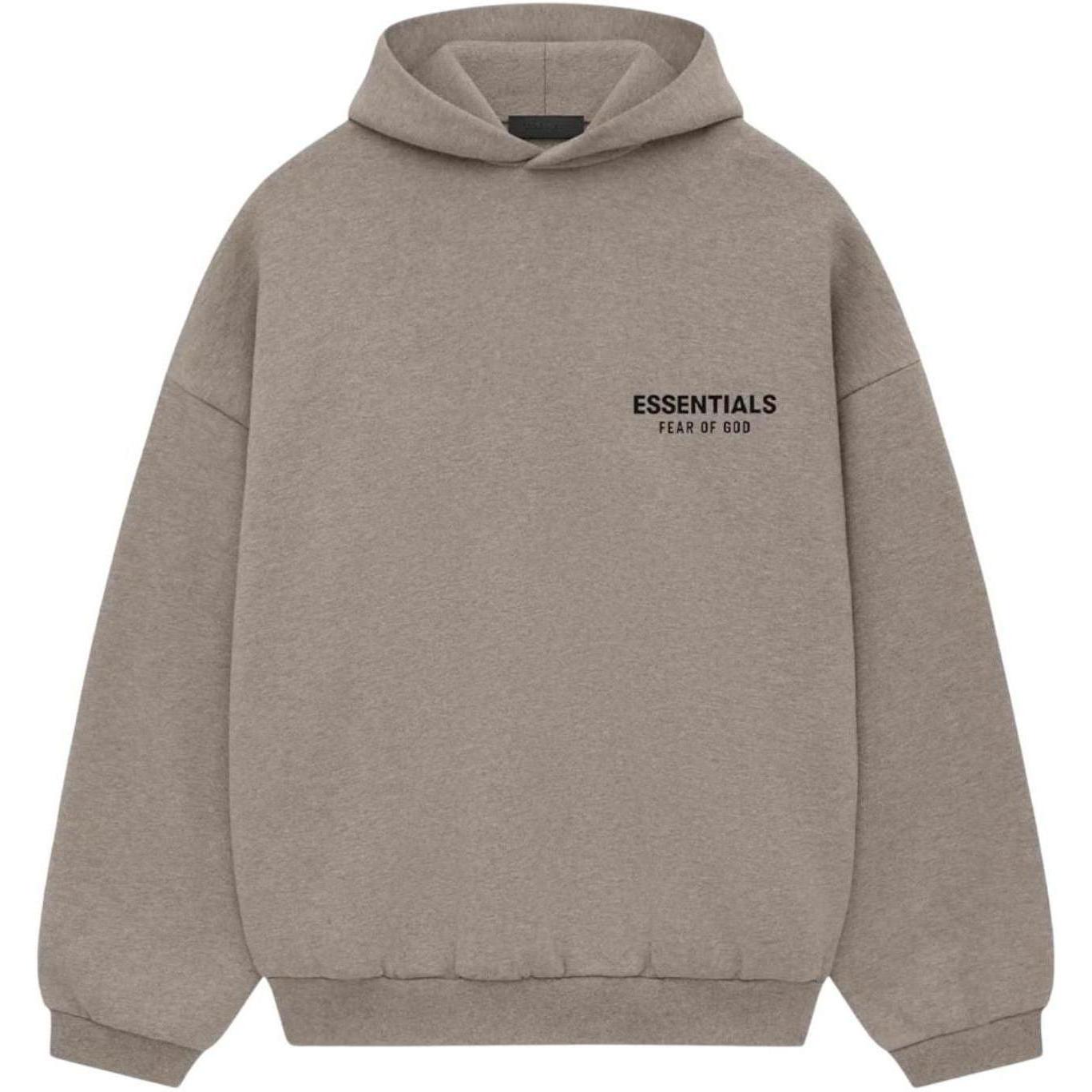 Fear of God Essentials Fleece Hoodie (FW24) Heather Gray