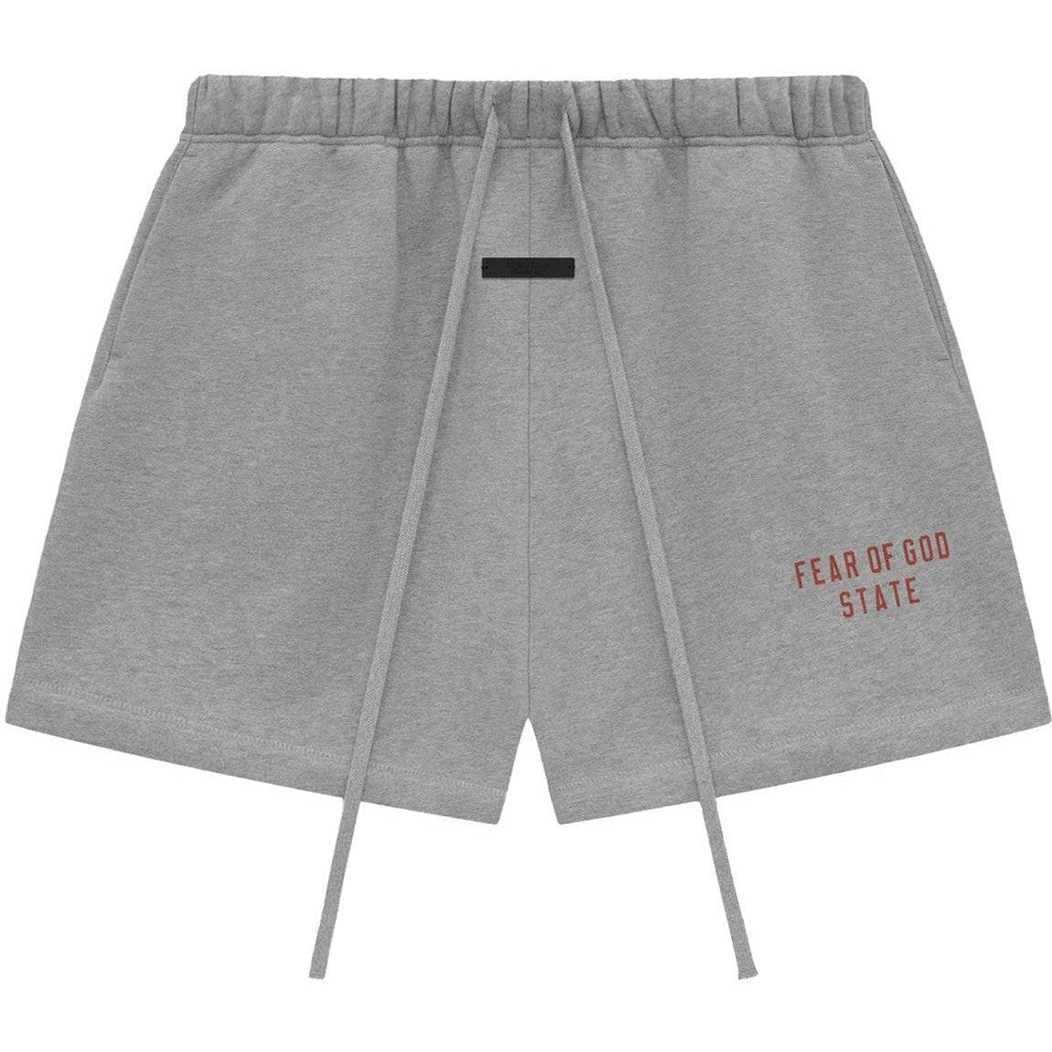 Fear of God Essentials Fleece Soccer Short Dark Heather