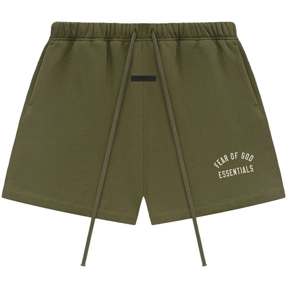 Fear of God Essentials Fleece Soccer Short Military