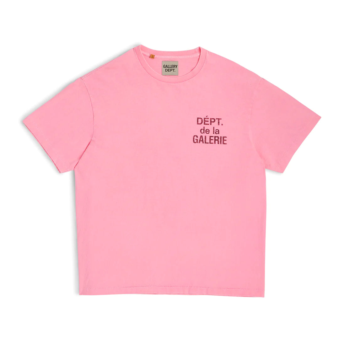Gallery Dept. French T-Shirt Neon Pink