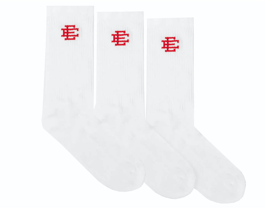 Eric Emanuel EE Socks 3 Pack Red