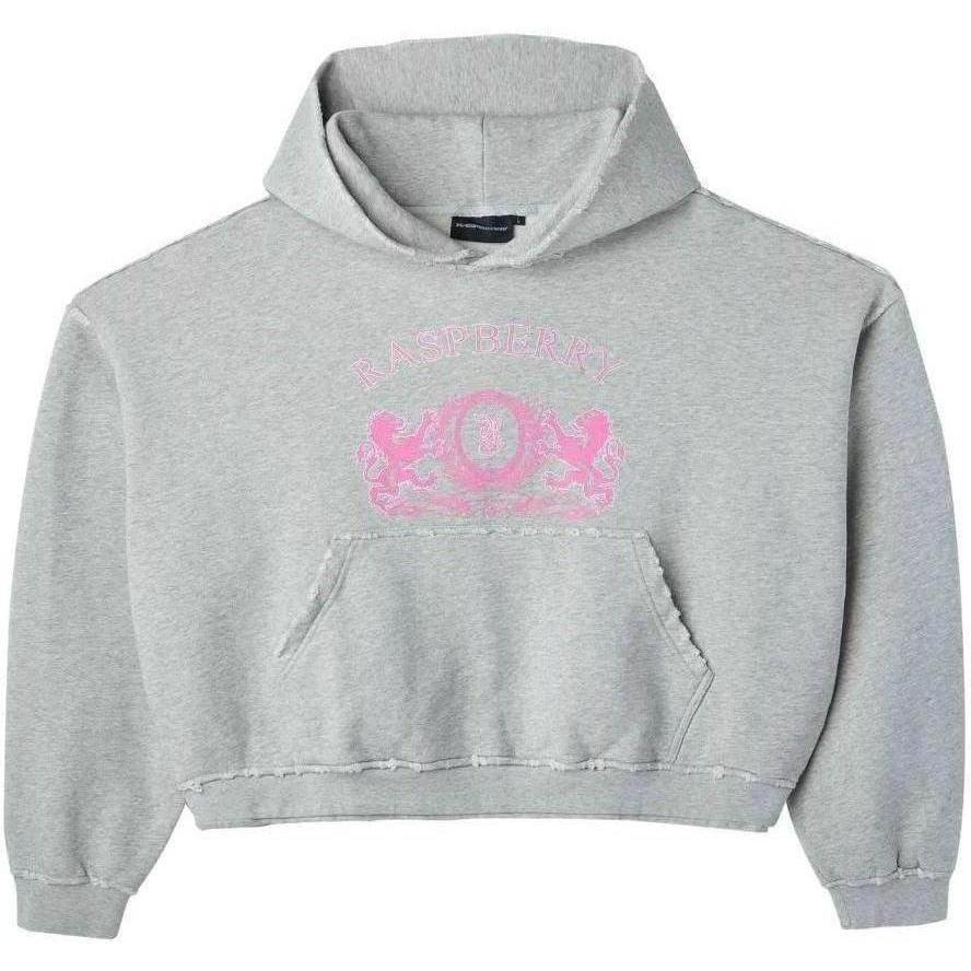 GV Gallery Raspberry Hills Crest Hoodie Grey Pink