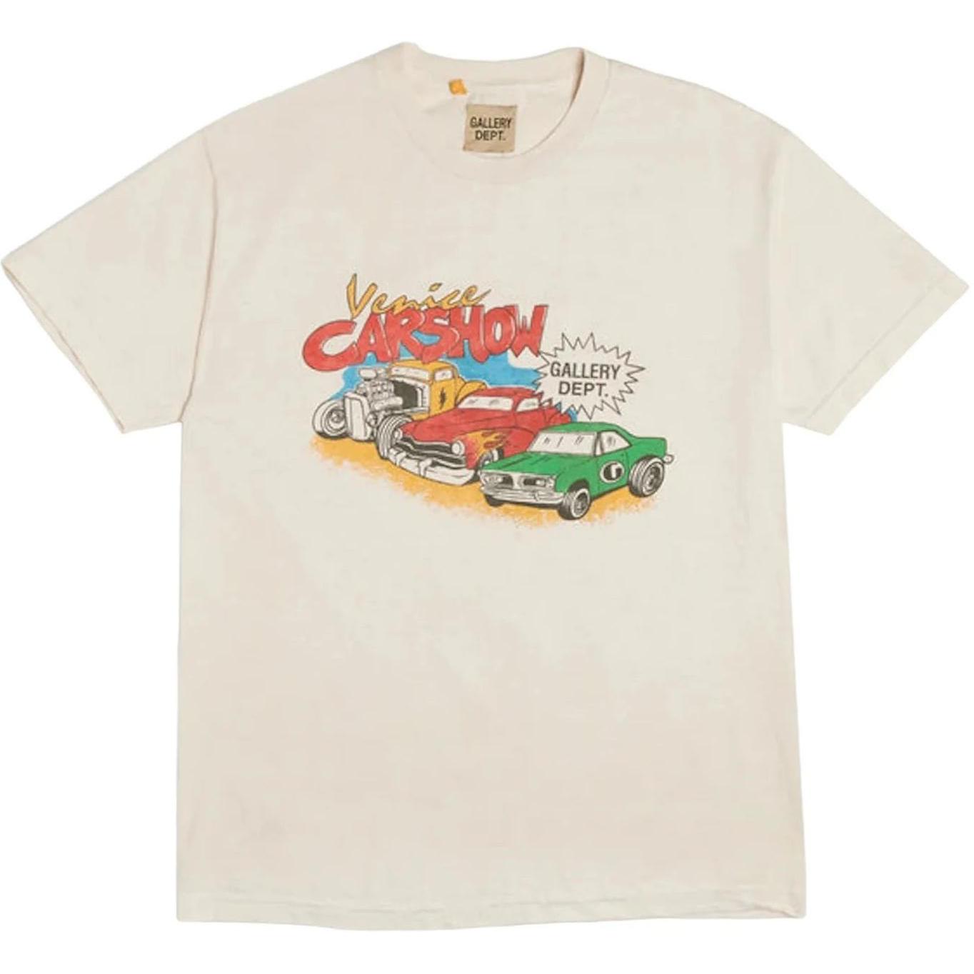 Gallery Dept. Car Show T-Shirt Cream