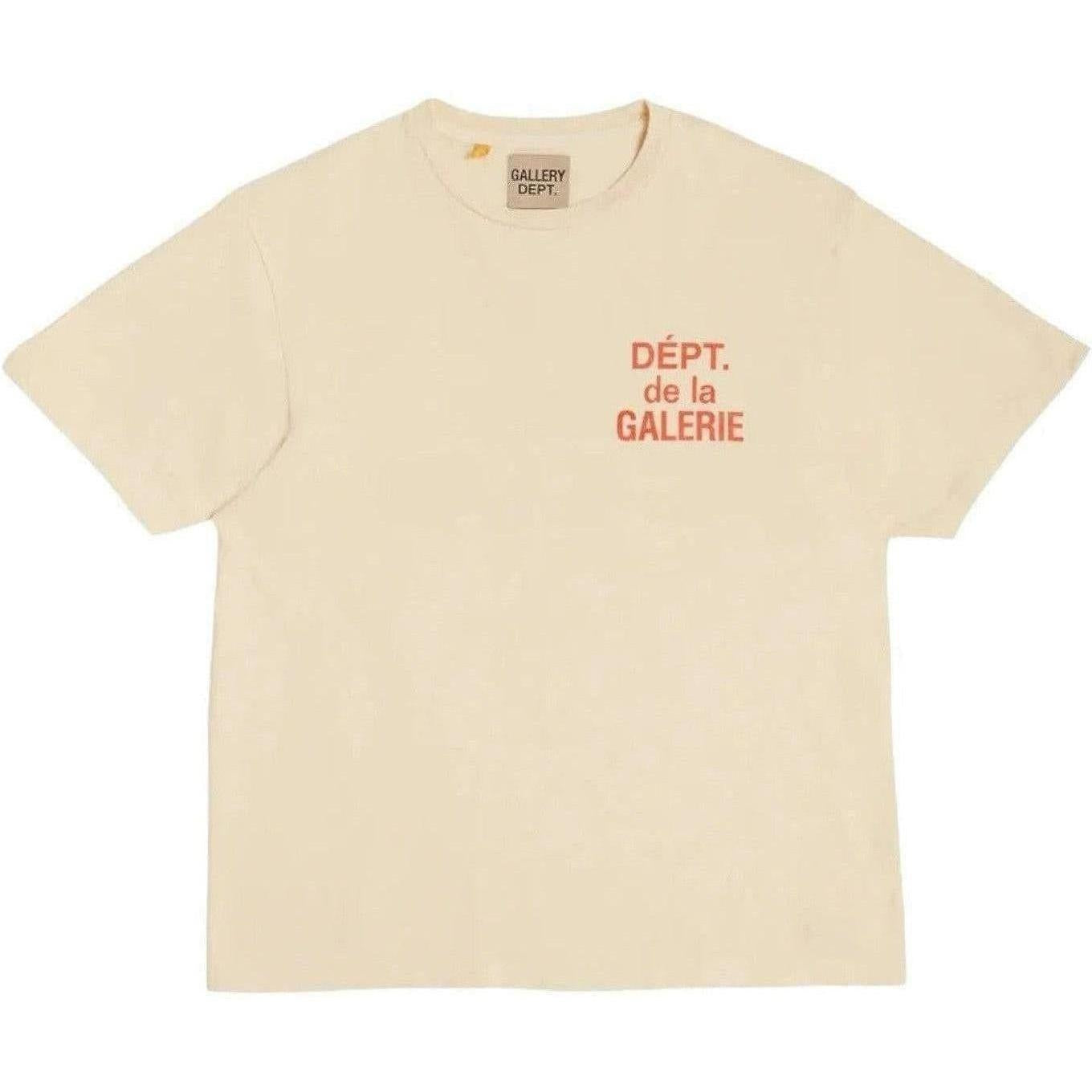 Gallery Dept. French T-Shirt Cream/Orange
