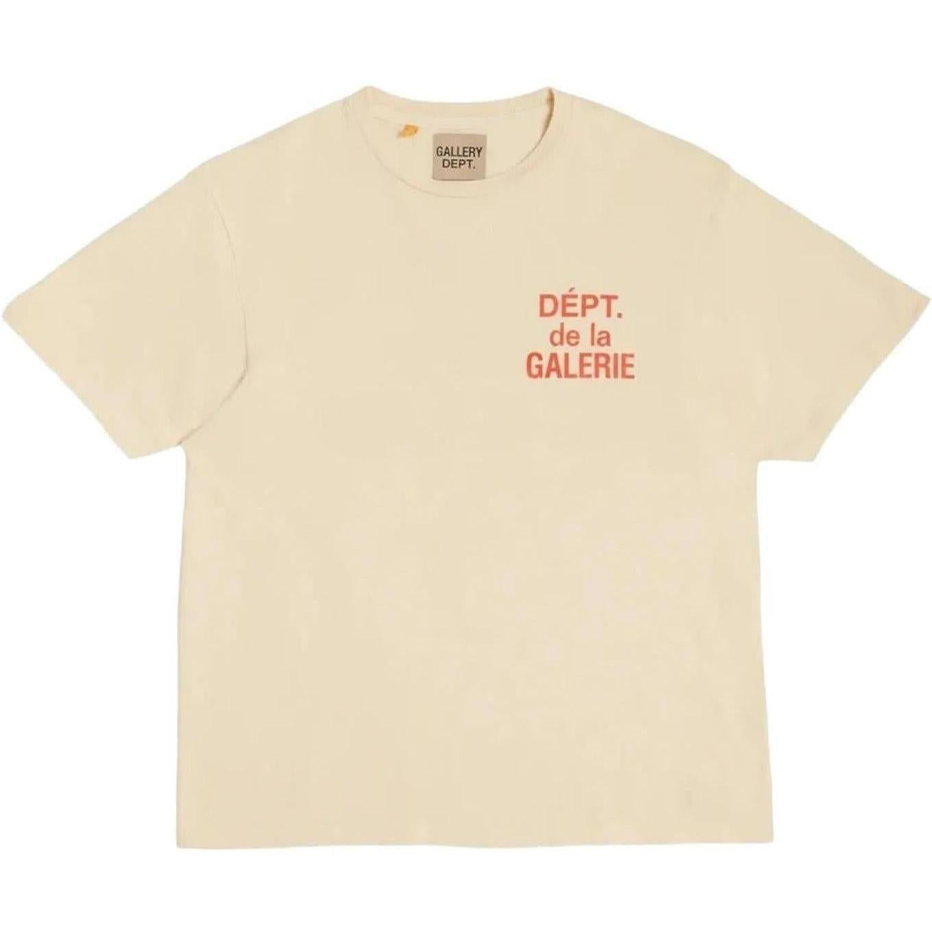 Gallery Dept. French T-Shirt Cream/Orange