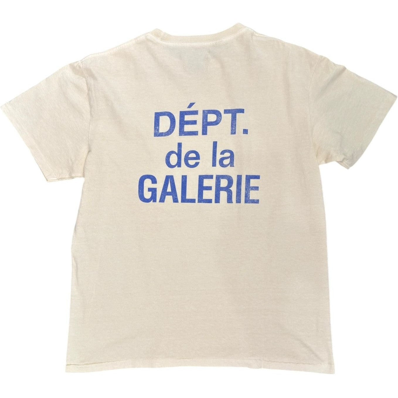 Gallery Dept. French T-shirt Cream Blue